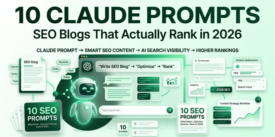 10 Claude Prompts to Write SEO Blogs That Actually Rank in 2026
