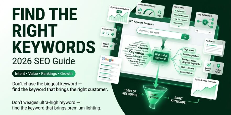 How to Find the Right Keywords for Your Business (2026 Guide)