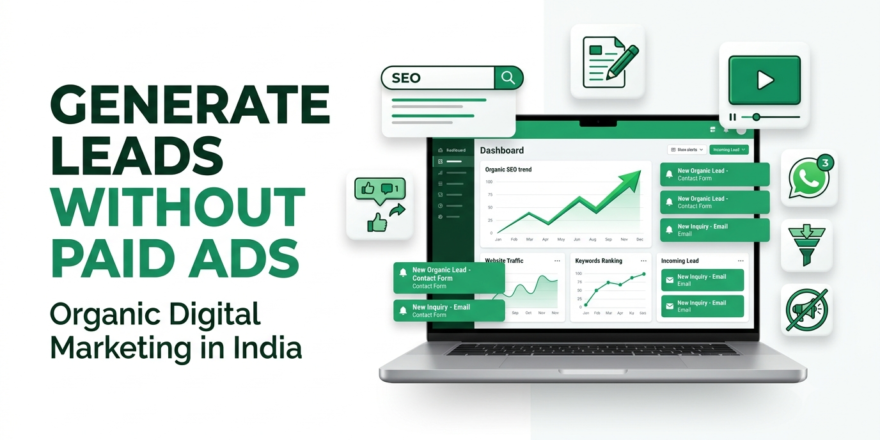 How the Best Digital Marketing Agency Drives Leads Without Paid Ads in India