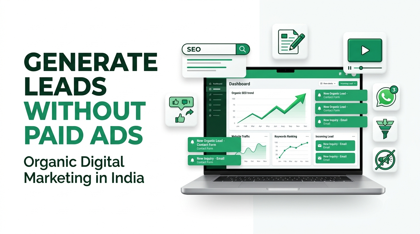 How the Best Digital Marketing Agency Drives Leads Without Paid Ads in India