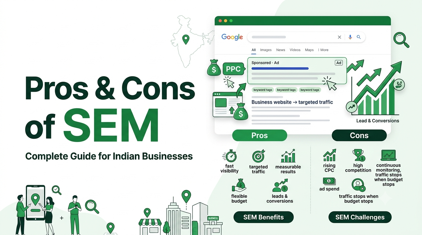 Pros and Cons of Search Engine Marketing (SEM): A Complete Guide for Indian Businesses