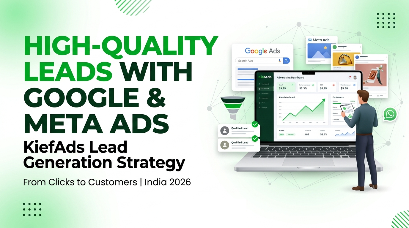 How Kiefads Generates High-Quality Leads Using Google & Meta Ads in India (Step-by-Step Strategy)