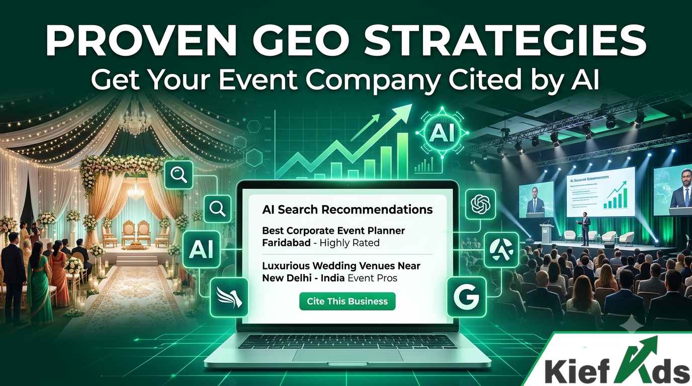 Proven GEO Strategies to Improve AI Search Visibility for Indian Event Companies